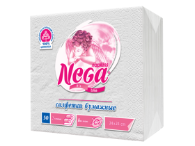 Салфетки бумажные ТМ «Nega»